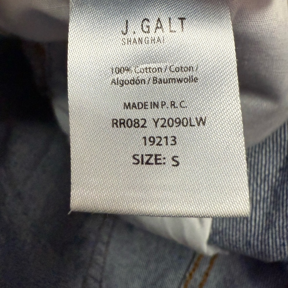 NWT John Galt Slim High Waisted Pants Jeans in Blue Size‎ Small - Picture 8 of 8